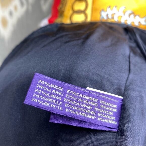 Ralph Lauren Vtg 07 Black Cashmere Blend Skirt - Picture 14 of 16